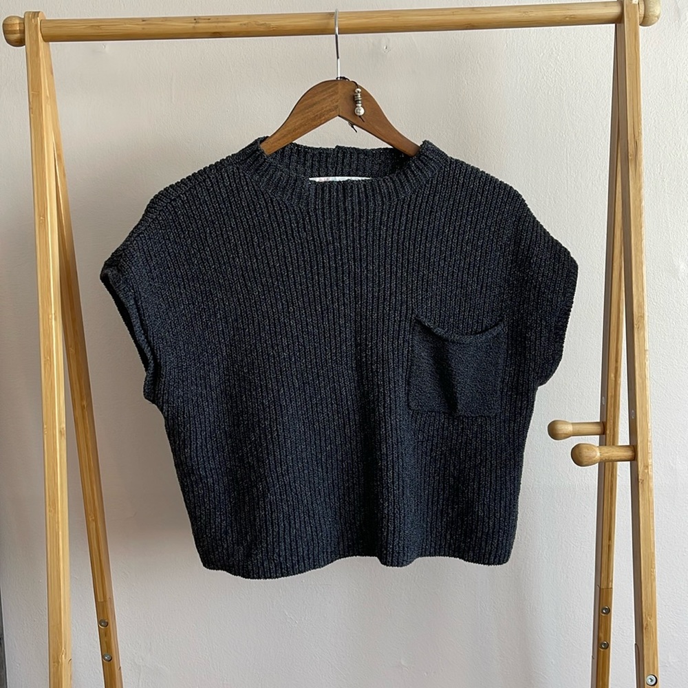 Free People Sweater With Pocket Detail